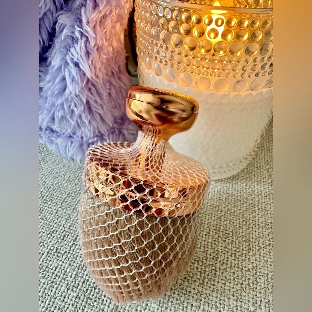New Women’s Wide Rose Gold Color Makeup or Body Product Brush with Soft Bristles